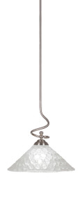 Capri Stem Pendant W/ Hang Straight Swivel In Brushed Nickel Finish (900-BN-411)