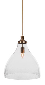 Juno 1 Light Pendant In New Age Brass (77-NAB-4740)