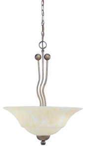 Wave 3 Light Pendant In Bronze (224-BRZ-53813) Wave 3 Light Pendant In Bronze (224-BRZ-53813)