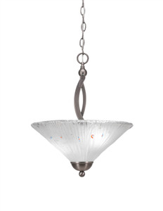 Bow 2 Light Pendant In Brushed Nickel (274-BN-711) Bow 2 Light Pendant In Brushed Nickel (274-BN-711)