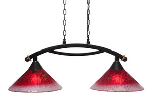 Bow 2 Light Island In Black Copper (872-BC-706)