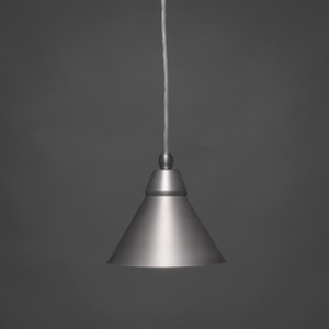 1 Light Mini Pendant In Brushed Nickel (22-BN-421) 1 Light Mini Pendant In Brushed Nickel (22-BN-421)