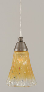 1 Light Mini Pendant In Brushed Nickel (22-BN-720)