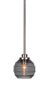Odyssey 1 Light Mini Pendant In Brushed Nickel (2601-BN-5112)