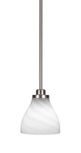 Odyssey 1 Light Mini Pendant In Brushed Nickel (2601-BN-4761)