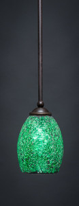 Zilo 1 Light Mini Pendant In Dark Granite (560-DG-5057)