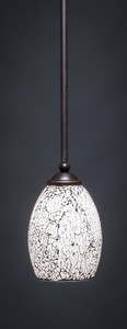 Zilo 1 Light Mini Pendant In Dark Granite (560-DG-4165)