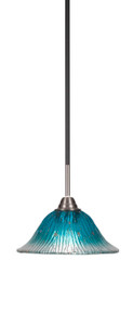 Paramount 1 Light Mini Pendant In Matte Black & Brushed Nickel (3401-MBBN-438)