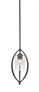 Marquise 1 Light Mini Pendant In Dark Granite (2401-DG-300)