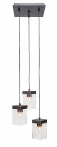 Nouvelle 3 Light Cluster Pendalier In Espresso (3212-ES-530)