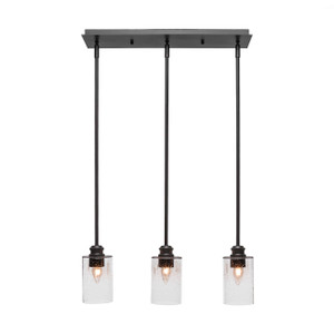 Edge 3 Light Linear Pendalier In Espresso (1153-ES-300)