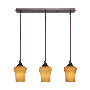 3 Light Mini Pendant In Bronze (25-BRZ-680) 3 Light Mini Pendant In Bronze (25-BRZ-680)