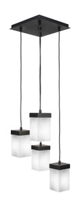 Nouvelle 4 Light Cluster Pendalier In Espresso (3214-ES-531)