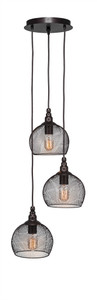 Plexus 3 Light Cluster Pendalier In Bronze (1816-BRZ-1802-AT14) Plexus 3 Light Cluster Pendalier In Bronze (1816-BRZ-1802-AT14)