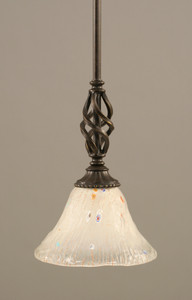 Elegante 1 Light Mini Pendant In Dark Granite (80-DG-751)