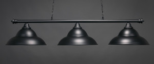 Oxford 3 Light Island In Matte Black (373-MB-429-MB) Oxford 3 Light Island In Matte Black (373-MB-429-MB)