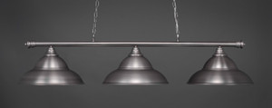 Oxford 3 Light Island In Brushed Nickel (373-BN-429-BN) Oxford 3 Light Island In Brushed Nickel (373-BN-429-BN)