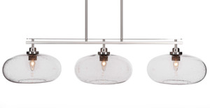 Odyssey 3 Light Island In Brushed Nickel (2636-BN-206)