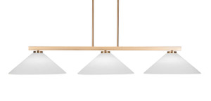 Atlas 3 Light Island In New Age Brass (4523-NAB-4011)