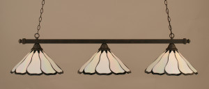 Square 3 Light Island In Dark Granite (803-DG-912)