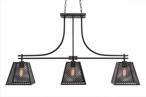 Corbello 3 Light Island In Espresso (1453-ES-LED18A)