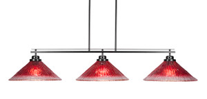 Odyssey 3 Light Island In Brushed Nickel (2633-MB-716)