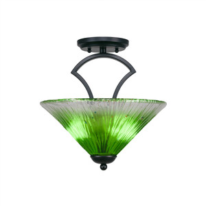 Zilo 2 Light Semi-Flush In Matte Black (563-MB-447)