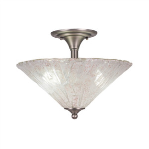 2 Light Semi-Flush In Brushed Nickel (121-BN-719)