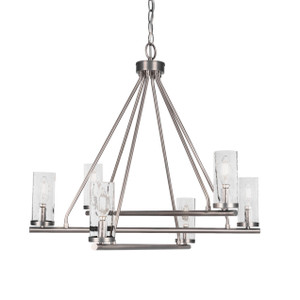 Trinity 6 Light Chandelier In Graphite Finish (2806-GP-800B)