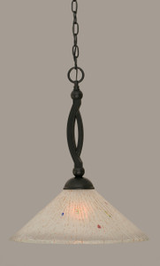 Bow 1 Light Pendant In Matte Black (271-MB-711)