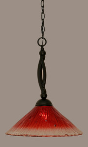 Bow 1 Light Pendant In Matte Black (271-MB-716)