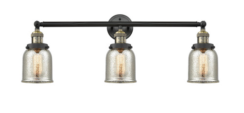 Small Bell 3 Light Bath Vanity Light In Black Antique Brass (205-Bab-G58)