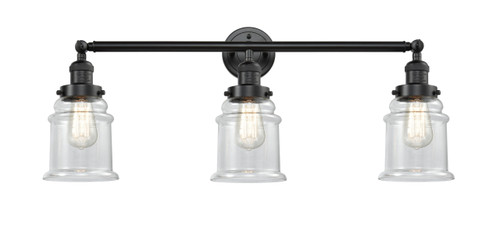 Canton 3 Light Bath Vanity Light In Oil Rubbed Bronze (205-Ob-G182)