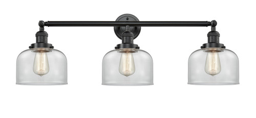 Large Bell 3 Light Bath Vanity Light In Oil Rubbed Bronze (205-Ob-G72)