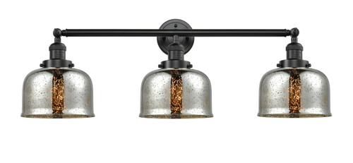 Large Bell 3 Light Bath Vanity Light In Oil Rubbed Bronze (205-Ob-G78)