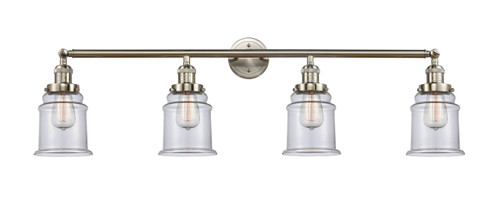 Canton 4 Light Bath Vanity Light In Brushed Satin Nickel (215-Sn-G182)