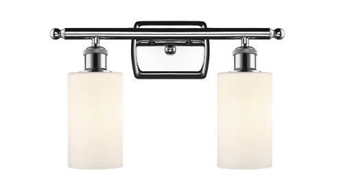 Clymer 2 Light Bath Vanity Light In Polished Chrome (516-2W-Pc-G801)