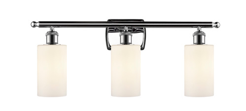 Clymer 3 Light Bath Vanity Light In Polished Chrome (516-3W-Pc-G801)