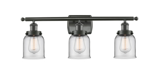 Small Bell 3 Light Bath Vanity Light In Oil Rubbed Bronze (916-3W-Ob-G52)