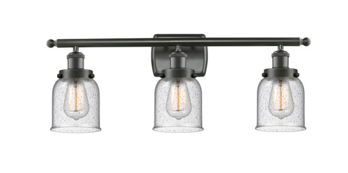 Small Bell 3 Light Bath Vanity Light In Oil Rubbed Bronze (916-3W-Ob-G54)