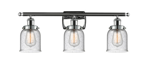 Small Bell 3 Light Bath Vanity Light In Polished Chrome (916-3W-Pc-G54)