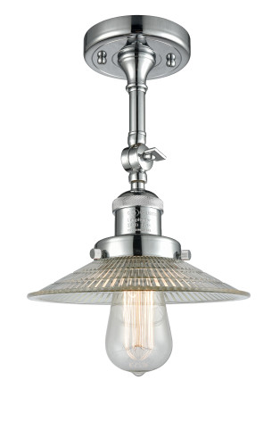 Halophane 1 Light Semi-Flush Mount In Polished Chrome (201F-Pc-G2)