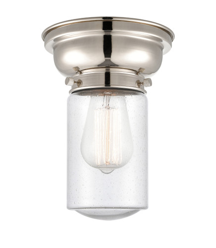 Dover 1 Light Flush Mount In Polished Nickel (623-1F-Pn-G314)