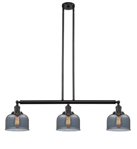 Large Bell 3 Light Island Light In Oil Rubbed Bronze (213-Ob-G73)