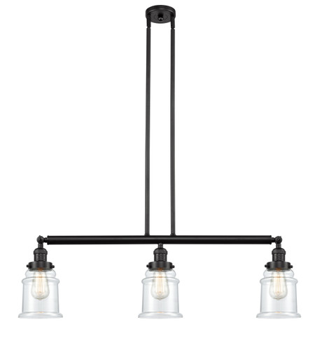 Canton 3 Light Island Light In Oil Rubbed Bronze (213-Ob-G182)