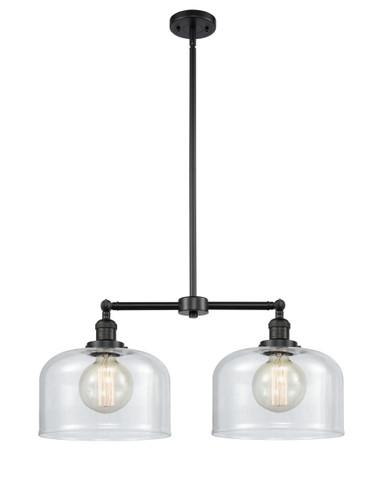 Bell 2 Light Island Light In Matte Black (209-Bk-G72-L)