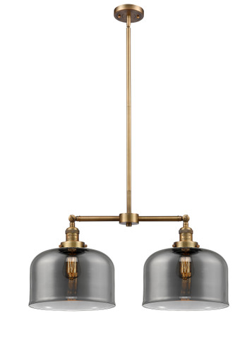 Bell 2 Light Island Light In Brushed Brass (209-Bb-G73-L)