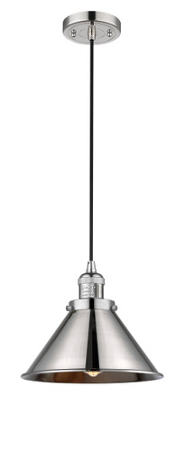 Briarcliff 1 Light Mini Pendant In Polished Nickel (201C-Pn-M10-Pn)