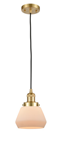 Fulton 1 Light Mini Pendant In Satin Gold (201C-Sg-G171)