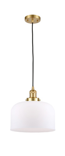 X-Large Bell 1 Light Mini Pendant In Satin Gold (201C-Sg-G71-L)